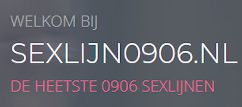 Sexlijn0906.nl